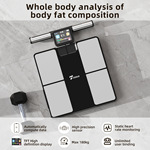 八电极蓝牙wifi体脂秤家用健身智能称重秤TFT彩屏电子秤180kg