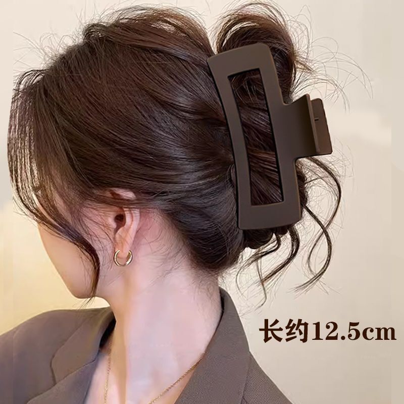 韓国東大門2025年新作ヘアクリップ、女性用ヘアピン、高級感のあるシャーククリップ、ヘアアクセサリー、ヘアピン|undefined