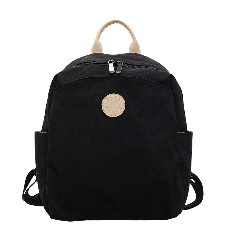 Bolsa de estudiantes de moda coreana para mujeres 2025, verano, nueva moda, mochila casual de gran capacidad, bolso de viaje simple para mujeres