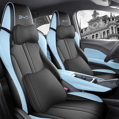 Modelə uyğun (Original) oturacaq örtükləri Cover 360 Full Surround Seat - light-sea-blue-all-inclusive-seat-cover-dedicated-car