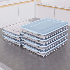 Refrigerator storage box, dumpling box, dedicated frozen box, food-grade household preservation egg storage box, cold storage box for wontons