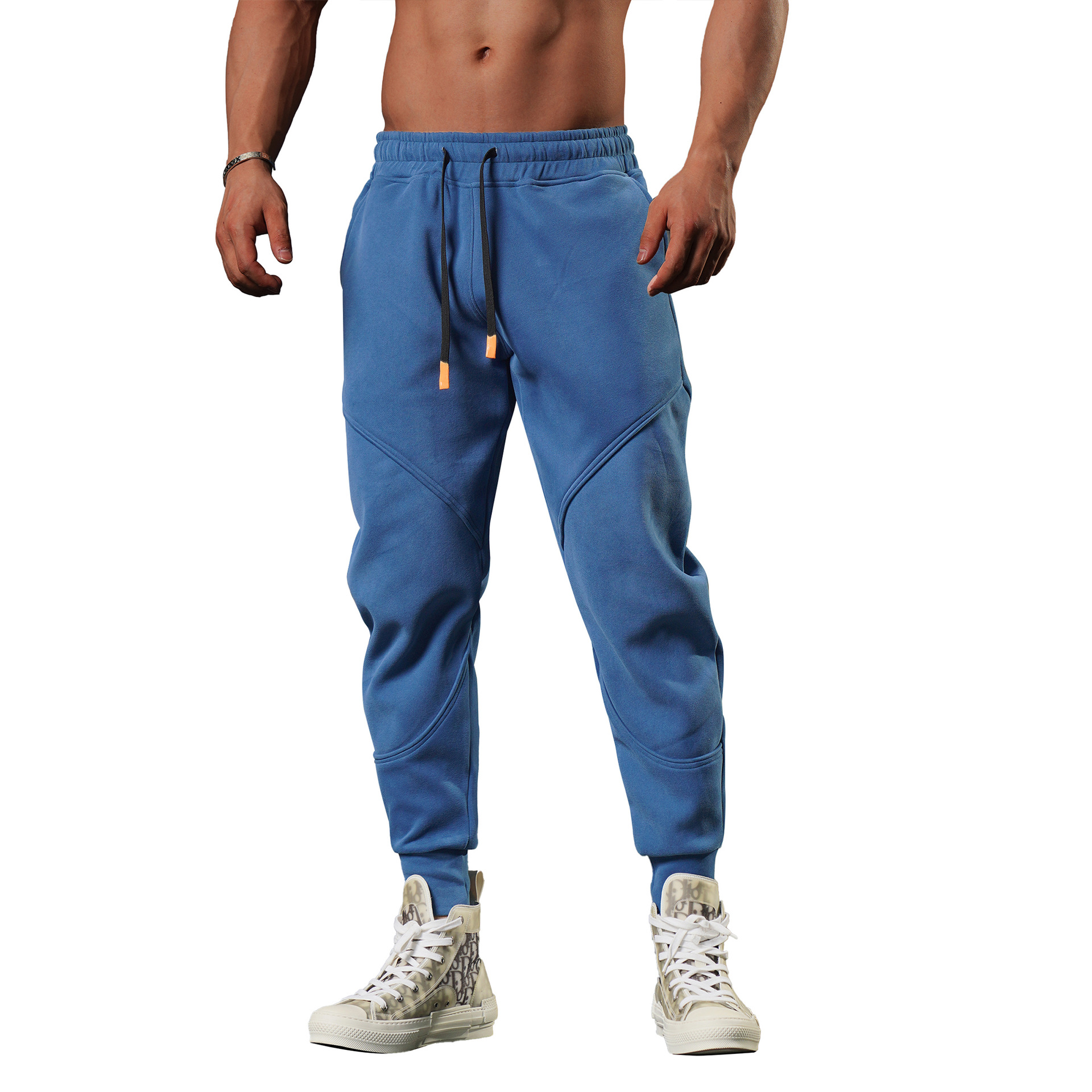 Men's Solid Color Sports Loose Men's Bottoms display picture 7