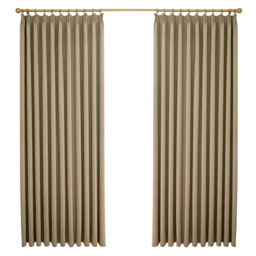 Double-sided Paris linen thickened high blackout curtain fabric manufacturer wholesales finished soundproof and heat insulation curtains for living room and bedroom