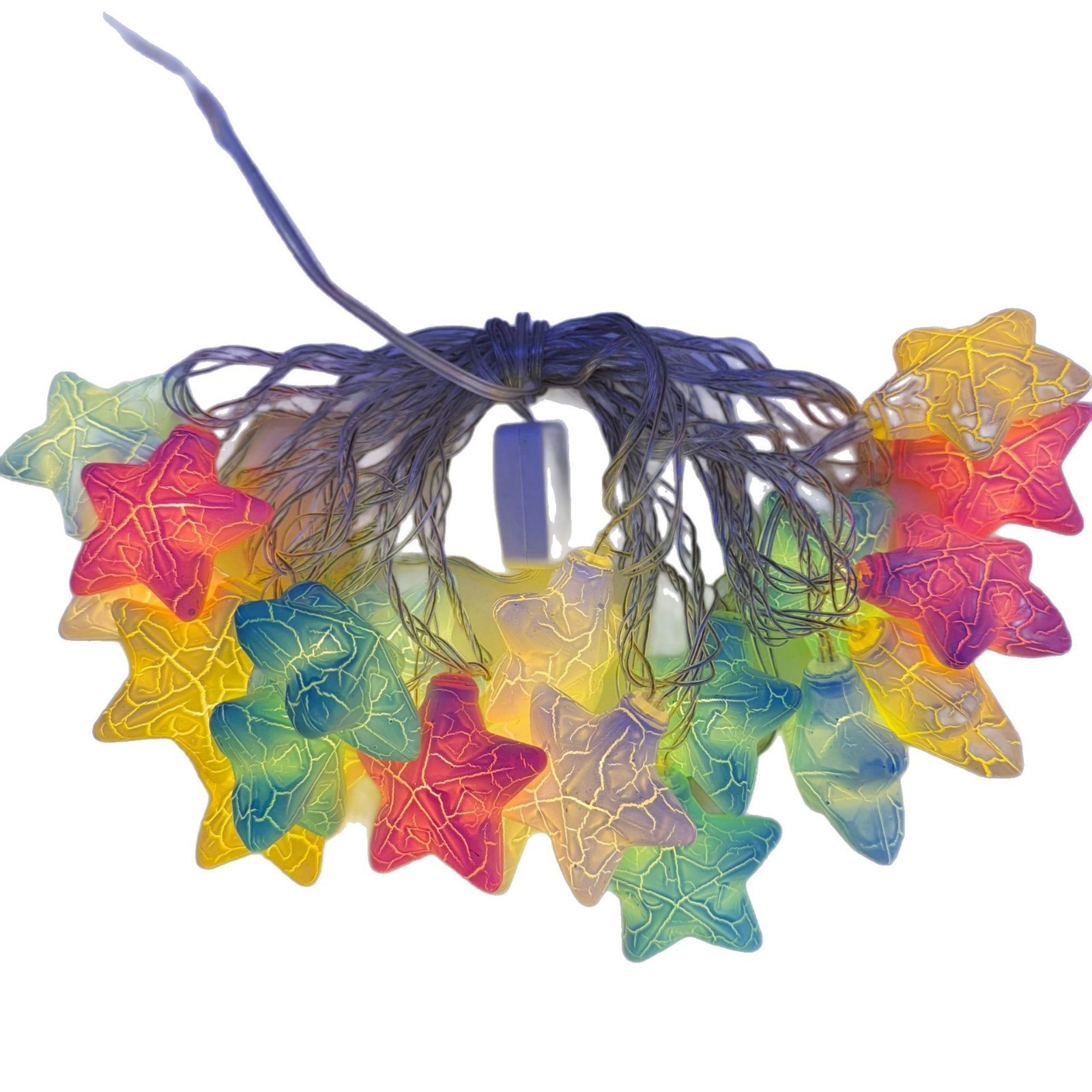 Huevo agrietado Lámpara de Pascua Lámpara de Pascua Lámpara transparente de Navidad Lámpara decorativa de colores Huevo de colores Lámpara decorativa de ambiente festivo
