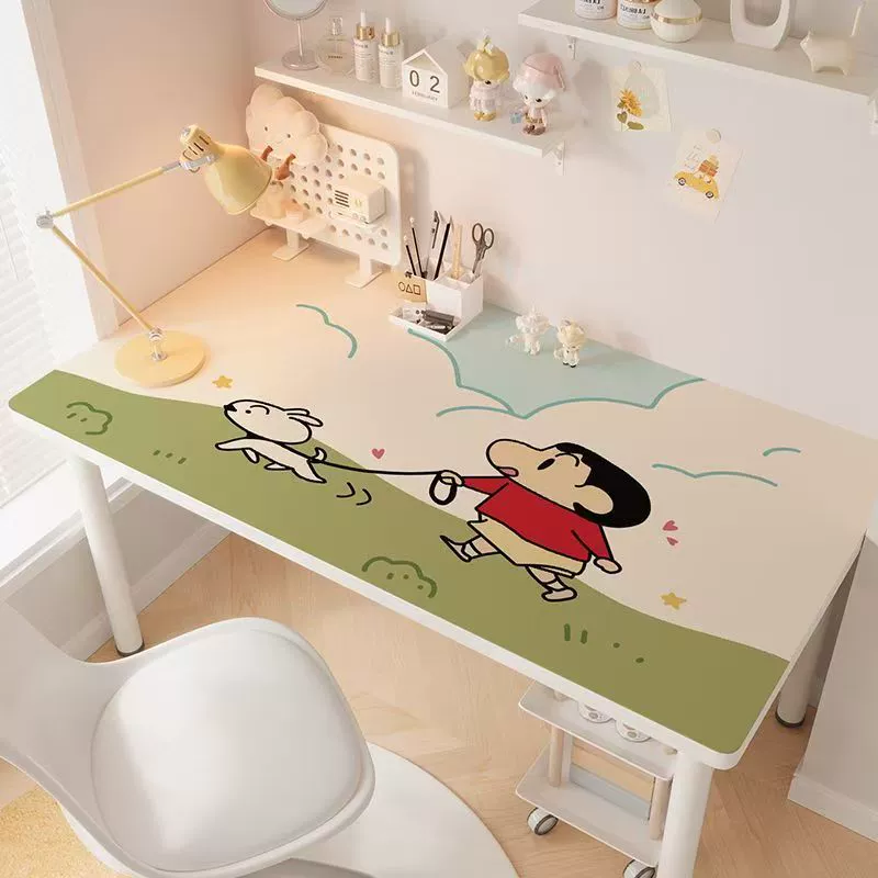 fabric countertop Leather Desk Mat from Yomiego