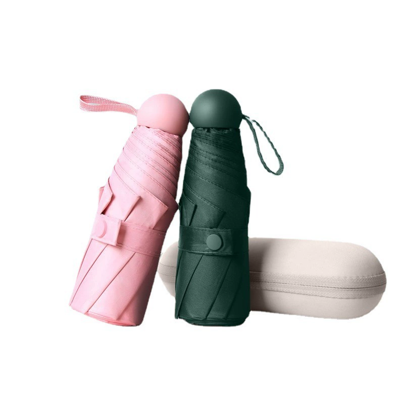 Handheld umbrella, small capsule, sun protection