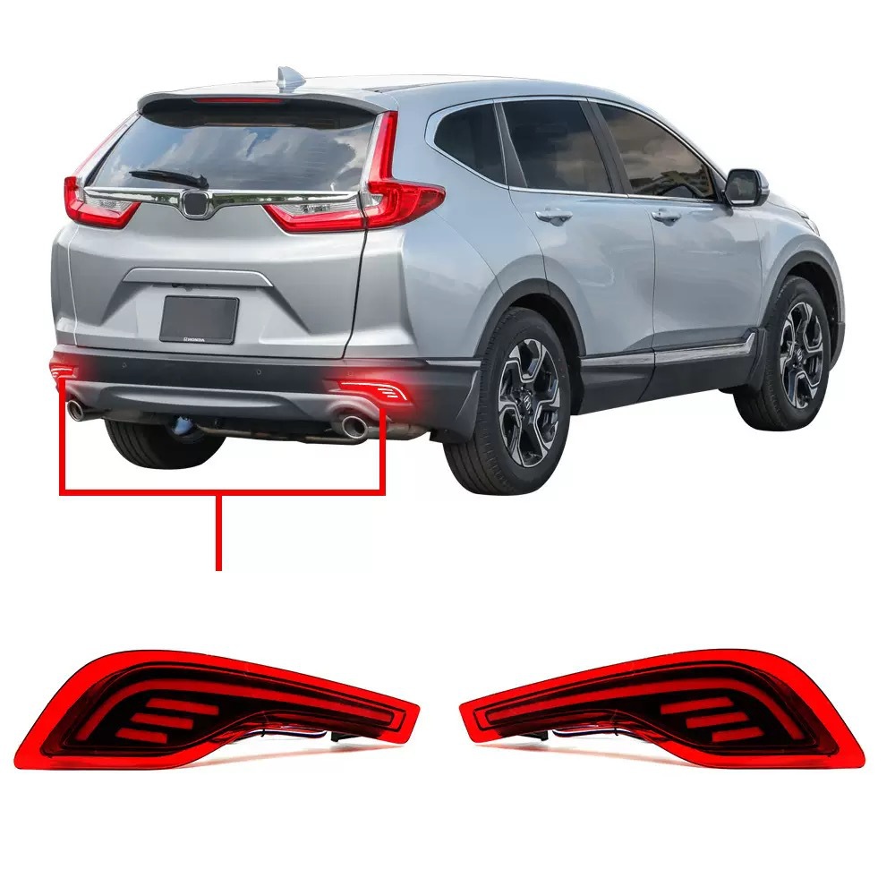 Suitable for Honda for Honda Crv 18-20 Modified Rear Bumper Light, Rear Bar Light, Brake Light with Dual Functions