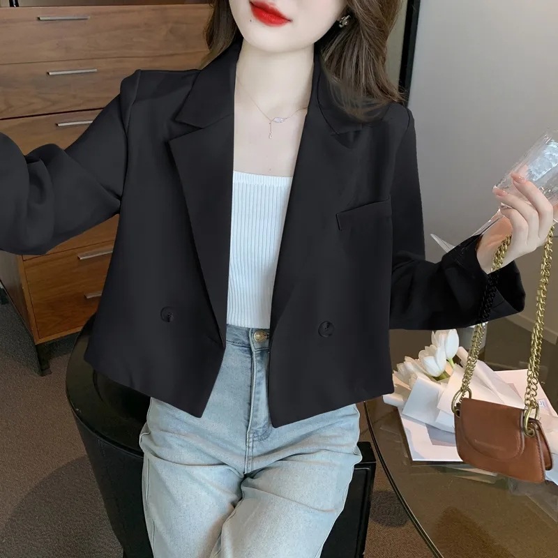 Jk Small Blazer Women's Petite Short Preppy Style Student Spring and Autumn New Small Blazer Top Trendy