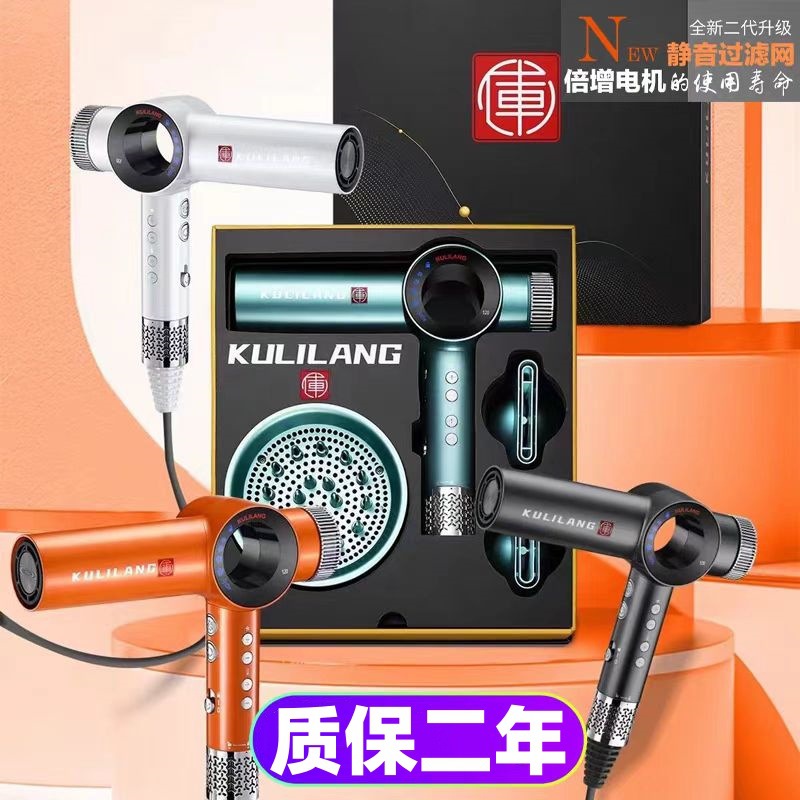 Curry Wolf 헤어 드라이어 이발소 미용실 헤어 스타일리스트 미용 특수 고속 음이온 전문 헤어 케어 헤어 드라이어