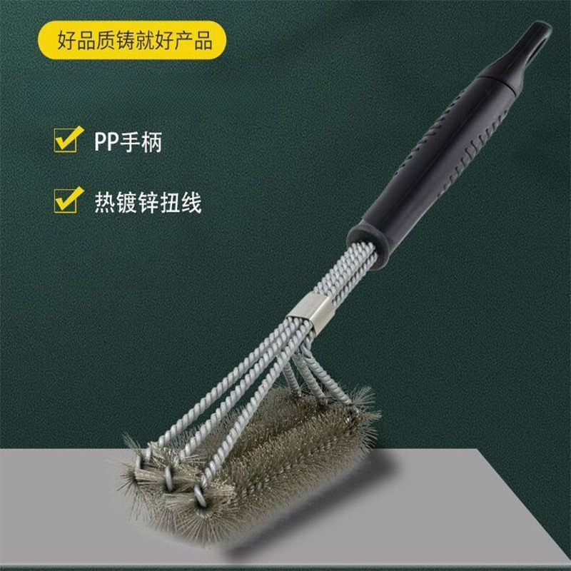 ワイヤーブラシバーベキューグリルクリーニングブラシ家庭用キッチン高温耐性ロングハンドルワイヤーブラシバーベキューネットクリーニングブラシ|undefined
