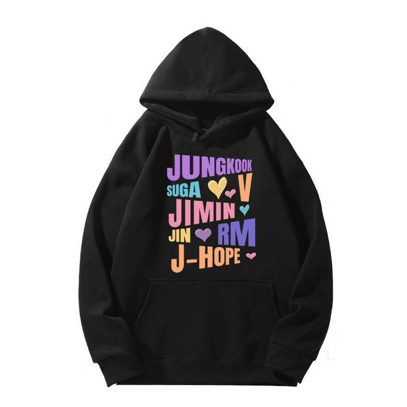 Bts Bangtan Boys Jungkook Terry Hooded Sweatshirt Star Peripheral DIY