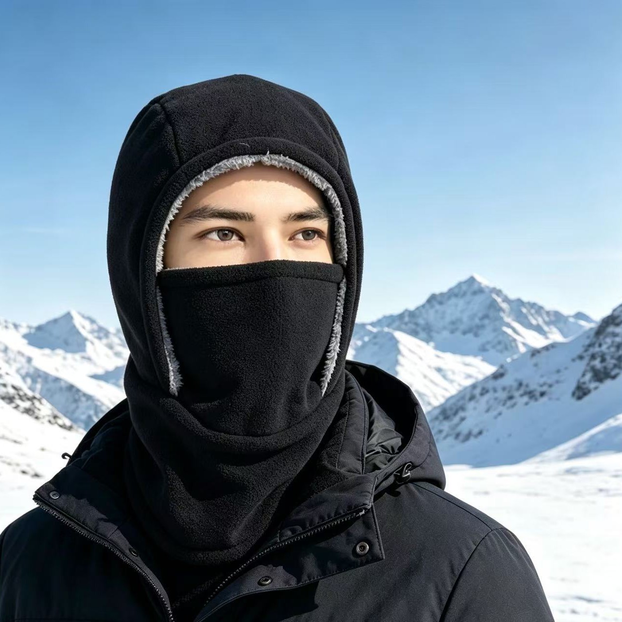 Cross-Border Popular Multi-Functional Cycling Hat, Mask, and Neck Warmer All-In-One Winter Hat