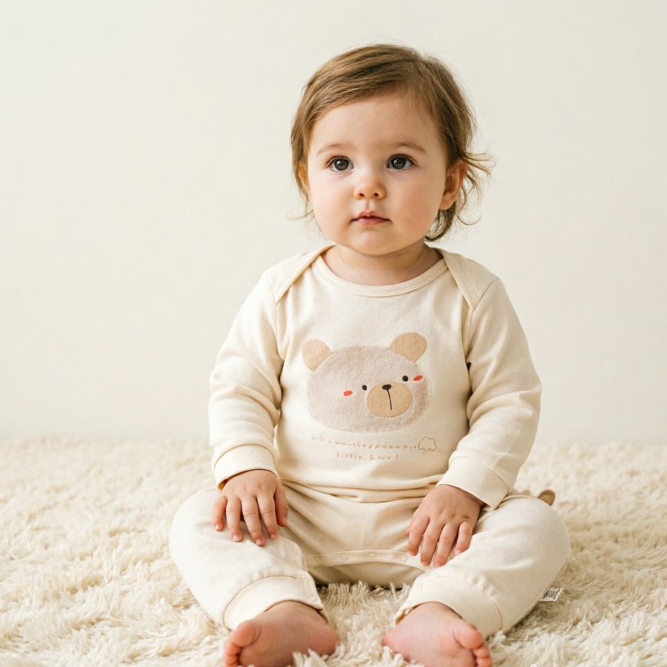 婴幼儿舒绒棉信封领连体衣 春秋款可爱外出服超萌洋气宝宝爬服