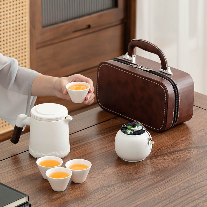 Tea Set Gift Crude Mountain Language Set Cup Outdoor Camping Travel Tea Set suit Light Luxury Simple Car Business Fixed Printing Tea Set Gift Crude Mountain Language Set Cup Outdoor Camping Travel Tea Set suit Light Luxury Simple Car Business Fixed Printing