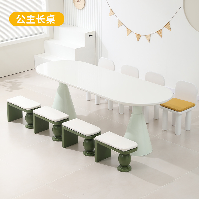 Table Game Table and Chair Set Children's Learning Elevated Writing Desk Graffiti Table Furniture Training Institution Tables and Chairs Table Game Table and Chair Set Children's Learning Elevated Writing Desk Graffiti Table Furniture Training Institution Tables and Chairs