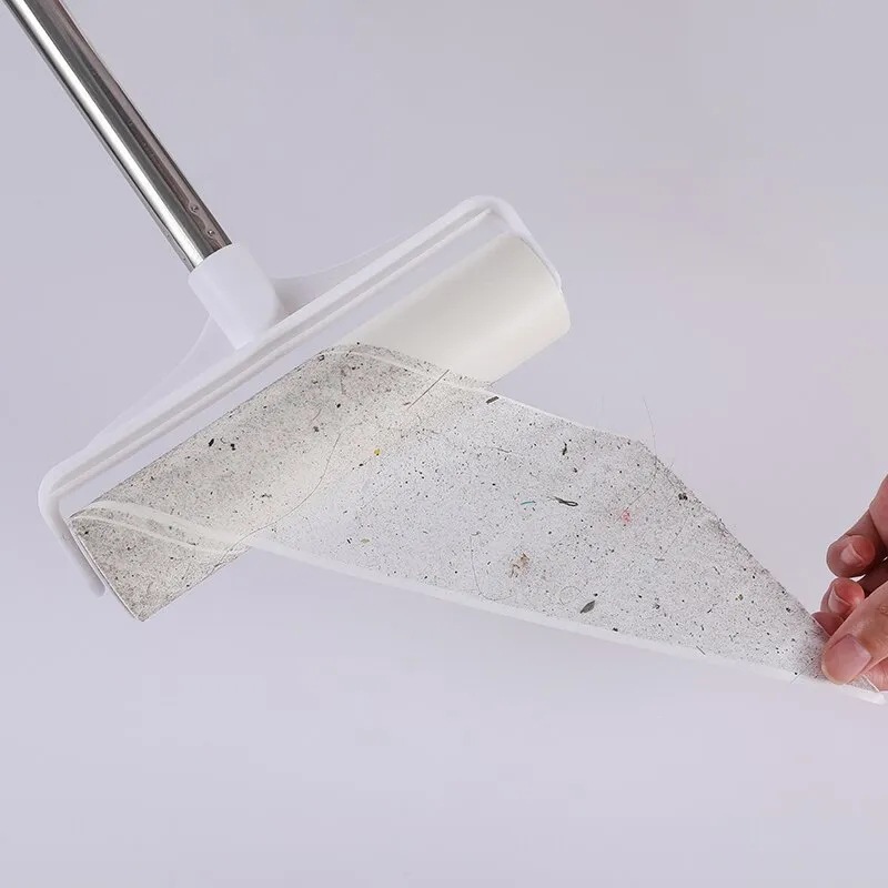 粘毛器のローラーの長い棒の大きいサイズの延長のベッドの上でブラシを転がして床のほこりのローラーをつけて頭を吸い込みます。|undefined