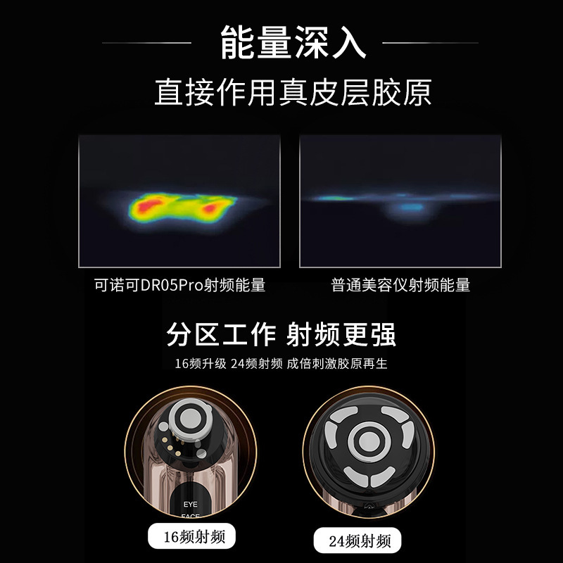 家庭用RF美容器導入器引き締め顔神器EMSマイクロ電流光子スキンケア器|undefined