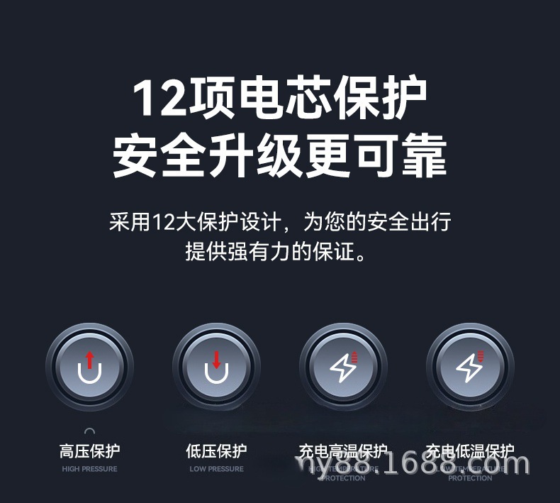 New Cross-Border Model of Vehicle-Mounted Emergency Power Supply All-In-One Device with Lithium Battery Jump Starter and Powerful Air Pump