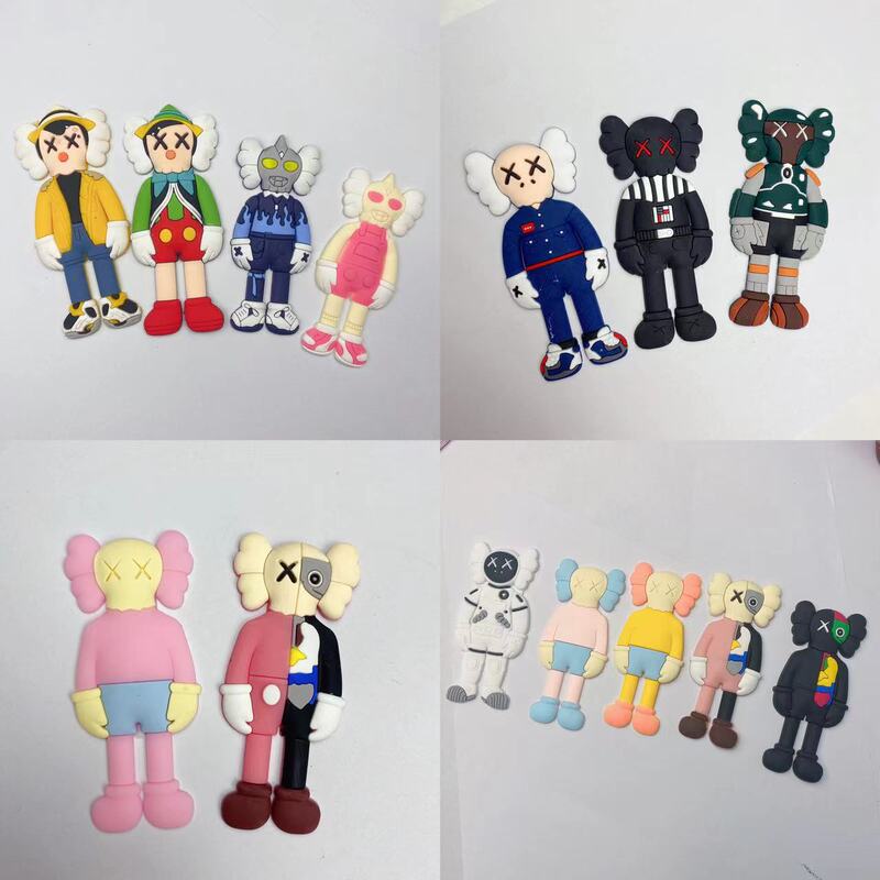 Foreign trade kaws doll glass uric acid duckling accessories Yong old duck mobile phone case patch rainbow bear Tide brand Foreign trade kaws doll glass uric acid duckling accessories Yong old duck mobile phone case patch rainbow bear Tide brand