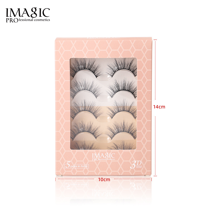 IMAGIC5对装自粘假睫毛自然浓密仿真重复使用眼睫毛跨境新品批发