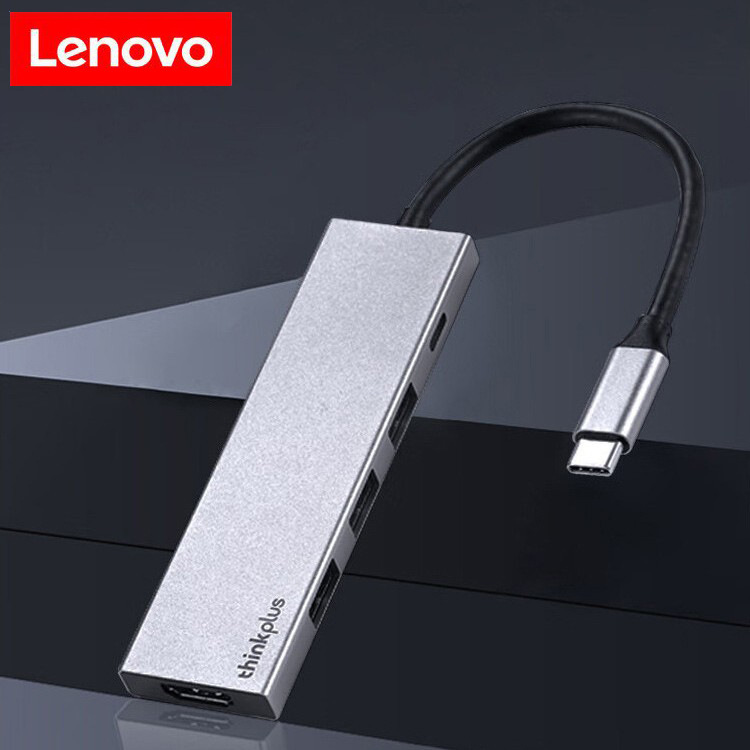Suitable for Lenovo Type-C Multifunctional Docking Station Zinc Alloy Hub Laptop Plug-And-Play Model
