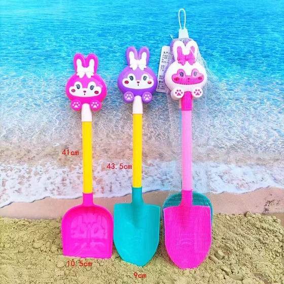 New cartoon rabbit beach shovel 2 small shovel for sand dredging