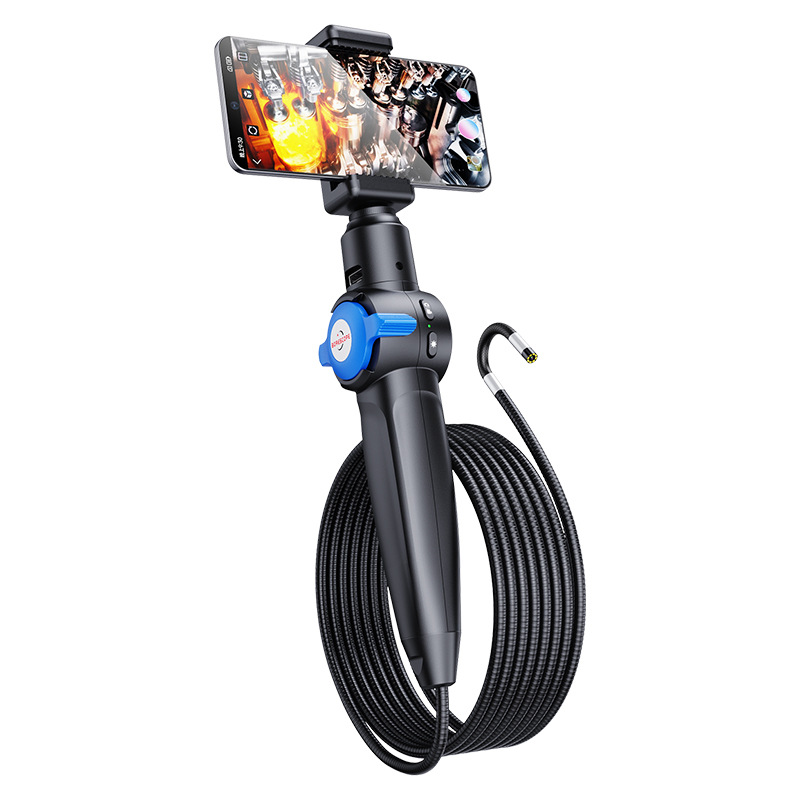 Industrial endoscope with 360° articulating HD camera
