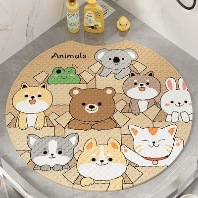 Avtomobil döşəmə paspasları — Floor Mat, Door Mat - animal-cardboard-box-25-53cm-official-authentic-product-quick-delivery