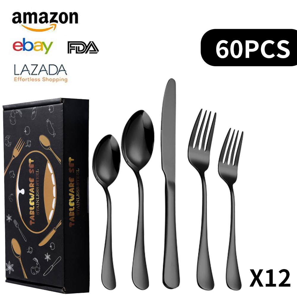 블랙 60 장 세트/12 분