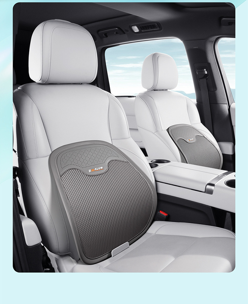 Car waist support waist support cushion new summer seat ice silk breathable seat backrest driving sedentary waist protection artifact