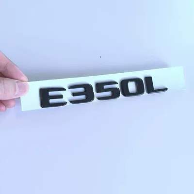 large emblem for modification, Car logo - standard-e350l-black-label