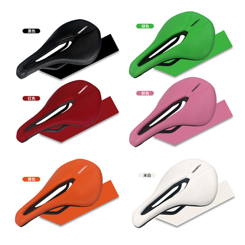 TS60 bicycle road bike seat cushion widened saddle mountain bike seat cushion shock absorption comfortable seat bicycle accessories