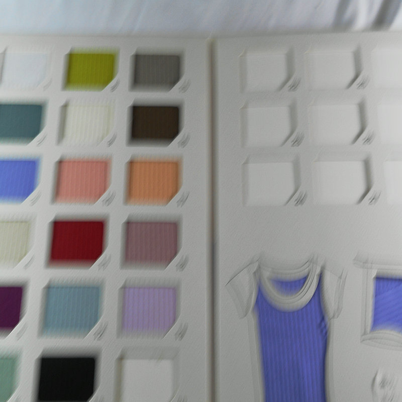 300g竹纤维罗纹针织布 4X2领罗纹袖口薄款螺纹领袖口时装高端面料