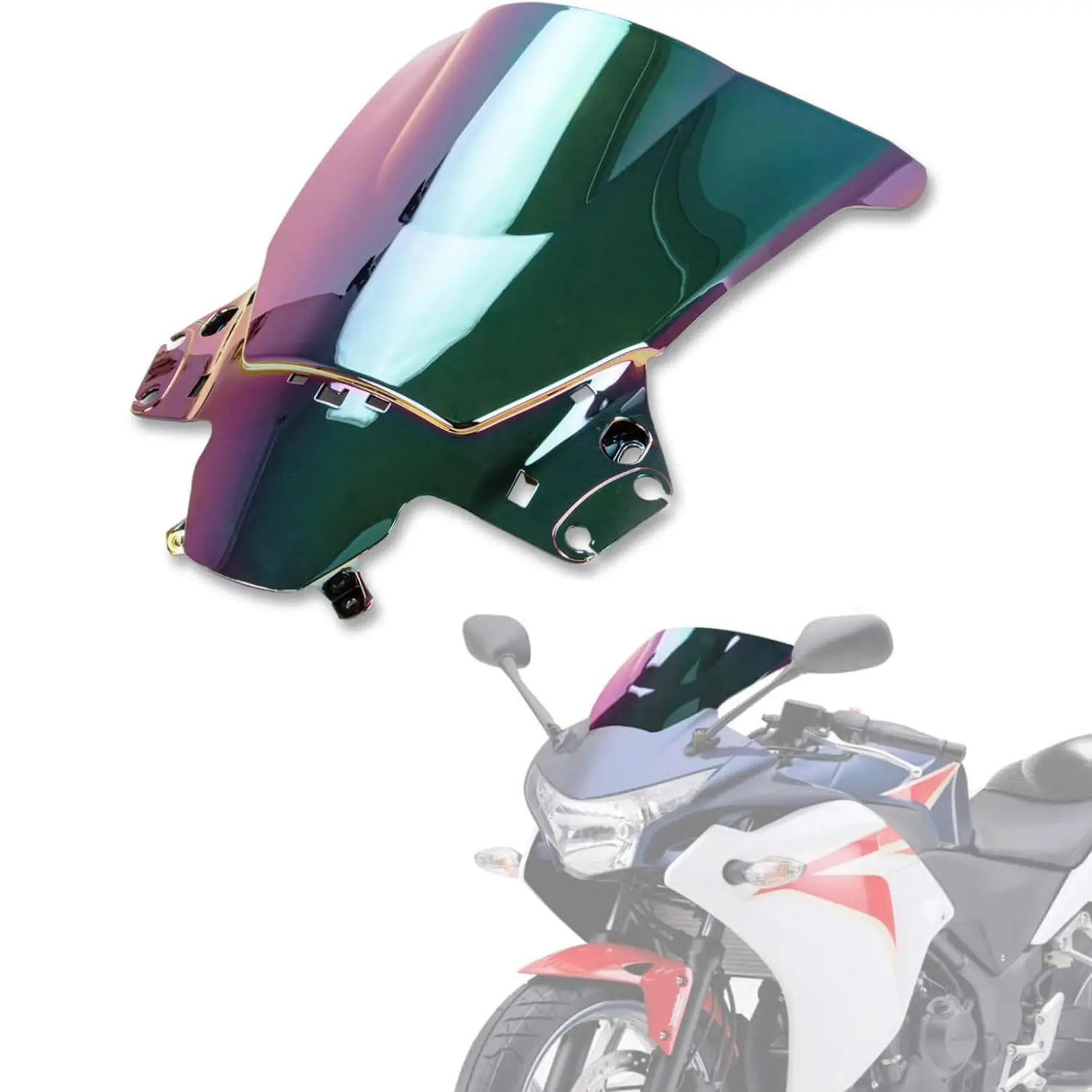 Suitable for Honda Cbr250R 2010-2015 Motorcycle Modified Front Windshield Front Windshield