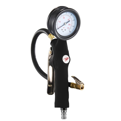High precision pointer tire pressure gauge tire pressure gauge inflation gun air meter deflation pressure measurement inflatable integrated factory direct sales (Air pressure gauge/tire pressure gauge) - km-1701