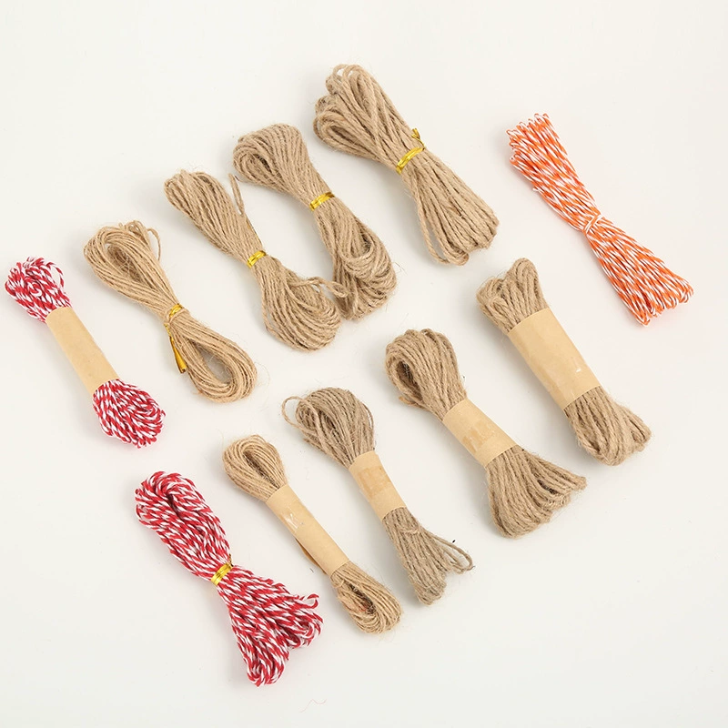 Шпеньковая веревка ручной работы хлопковая веревка 5 м/10 м/20 м трансграничные новые декоративные подвески бирка ремешок текстильные аксессуары для одежды
