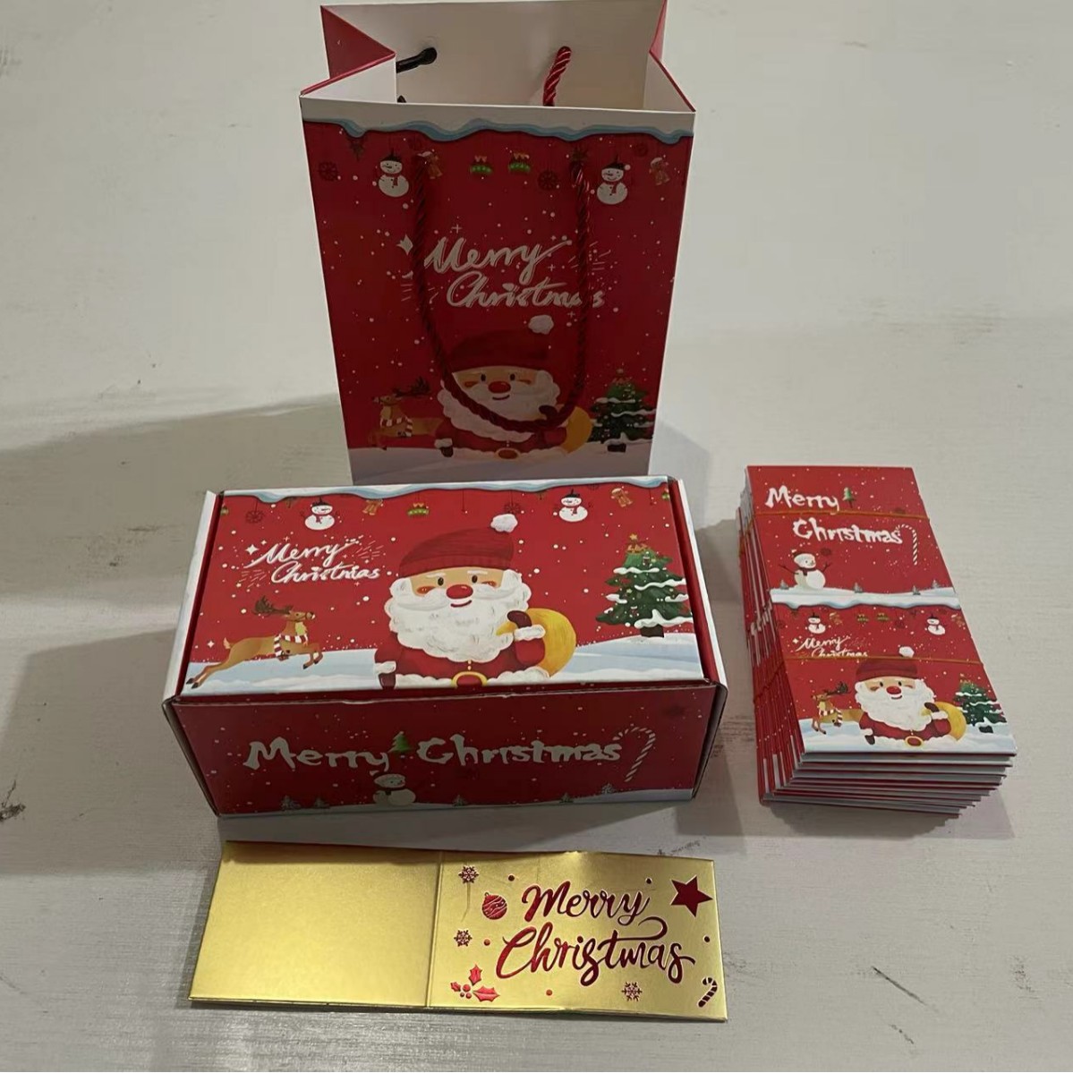 산타 눈사람 (빨간색)