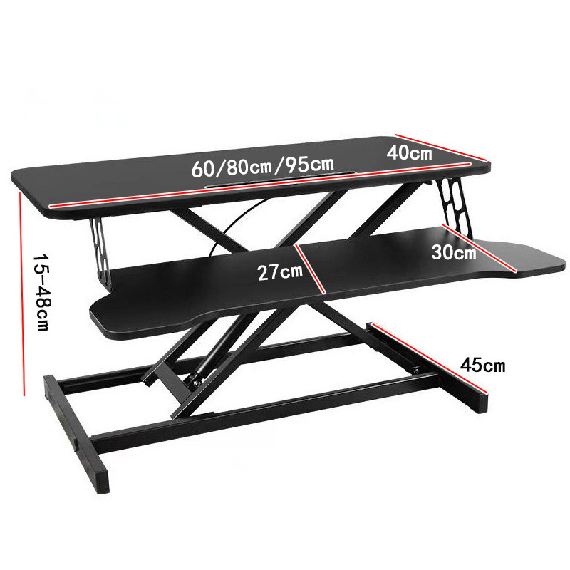 昇降デスクのコンピュータデスクは空気式のコンピュータデスクを調節できます。|undefined