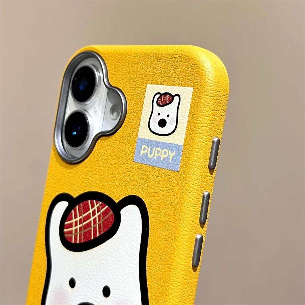 Ins dibujos animados japoneses y coreanos West Highland para Apple 15/16 nueva funda para teléfono móvil 14promax chica 15/16pro