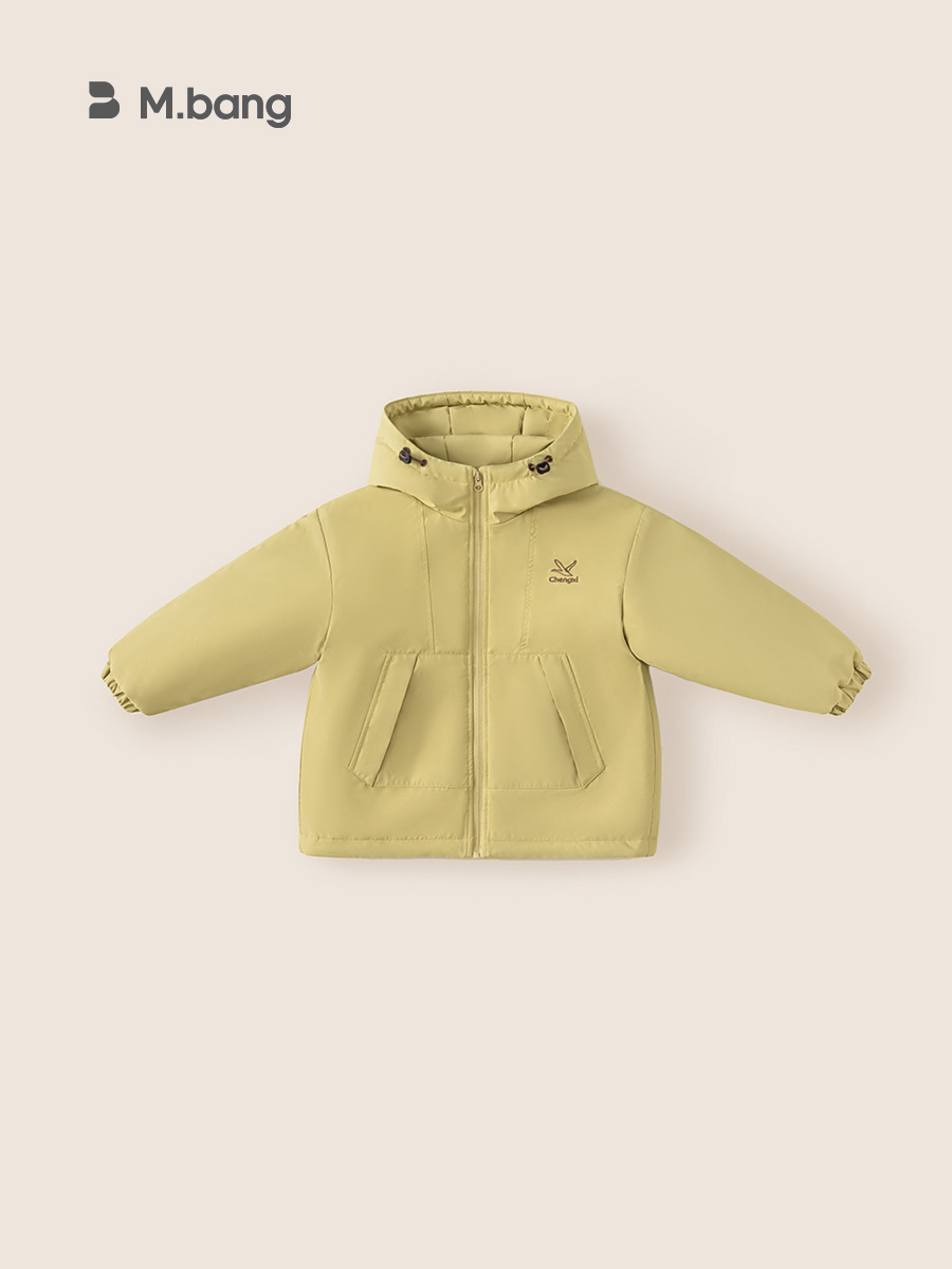 Youbao ropa para niños, chaqueta para niños, ropa de invierno acolchada de tres pruebas, gabardina con capucha para niños, chaqueta gruesa y cálida para niños grandes