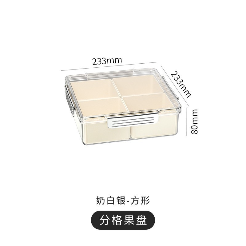 Plato de Frutos Secos Rojos de Año Nuevo, Caja de Frutos Secos de Alta Gama Estilo Chino, Caja de Dulces para Sala de Estar, Plato de Frutos Secos, Caja de Aperitivos, Plato de Frutas image 10