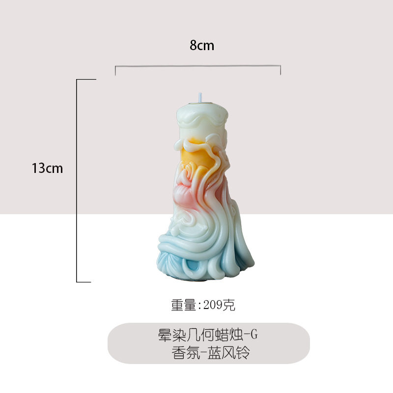 Ventas transfronterizas calientes de diseño de vela vela de incienso decoración de joyas de textura alta mano regalo explosivo al por mayor