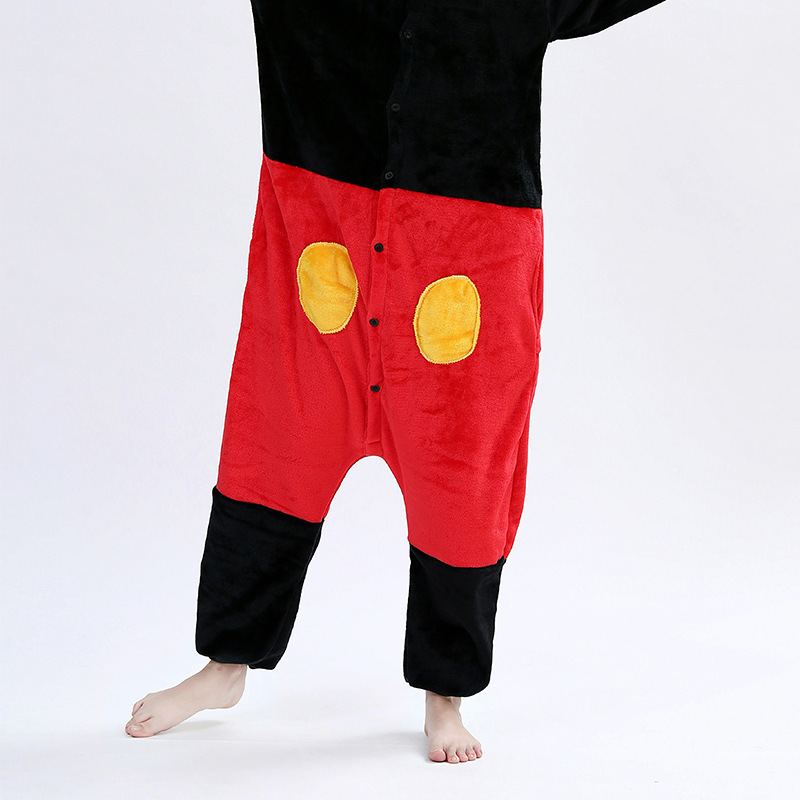 Cross-Border Cartoon One-Piece Pajamas Mickey Mouse Animal Male and Female Couple Flannel Home Clothes Pajamas Factory Direct Sale Cross-Border Cartoon One-Piece Pajamas Mickey Mouse Animal Male and Female Couple Flannel Home Clothes Pajamas Factory Direct Sale