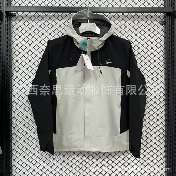 2024 New Outdoor Spring and Autumn Windproof Waterproof Jacket Custom Men's Sports Casual Hooded Coat