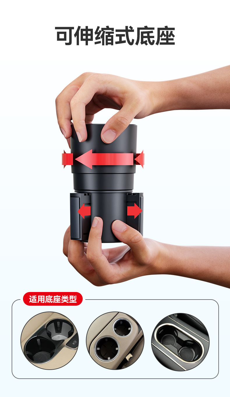Suitable for Tesla and Other Vehicles, Small Car Table, Cup Holder, Dining Table, Car Small Round Table, Electric Vehicle Floating Table
