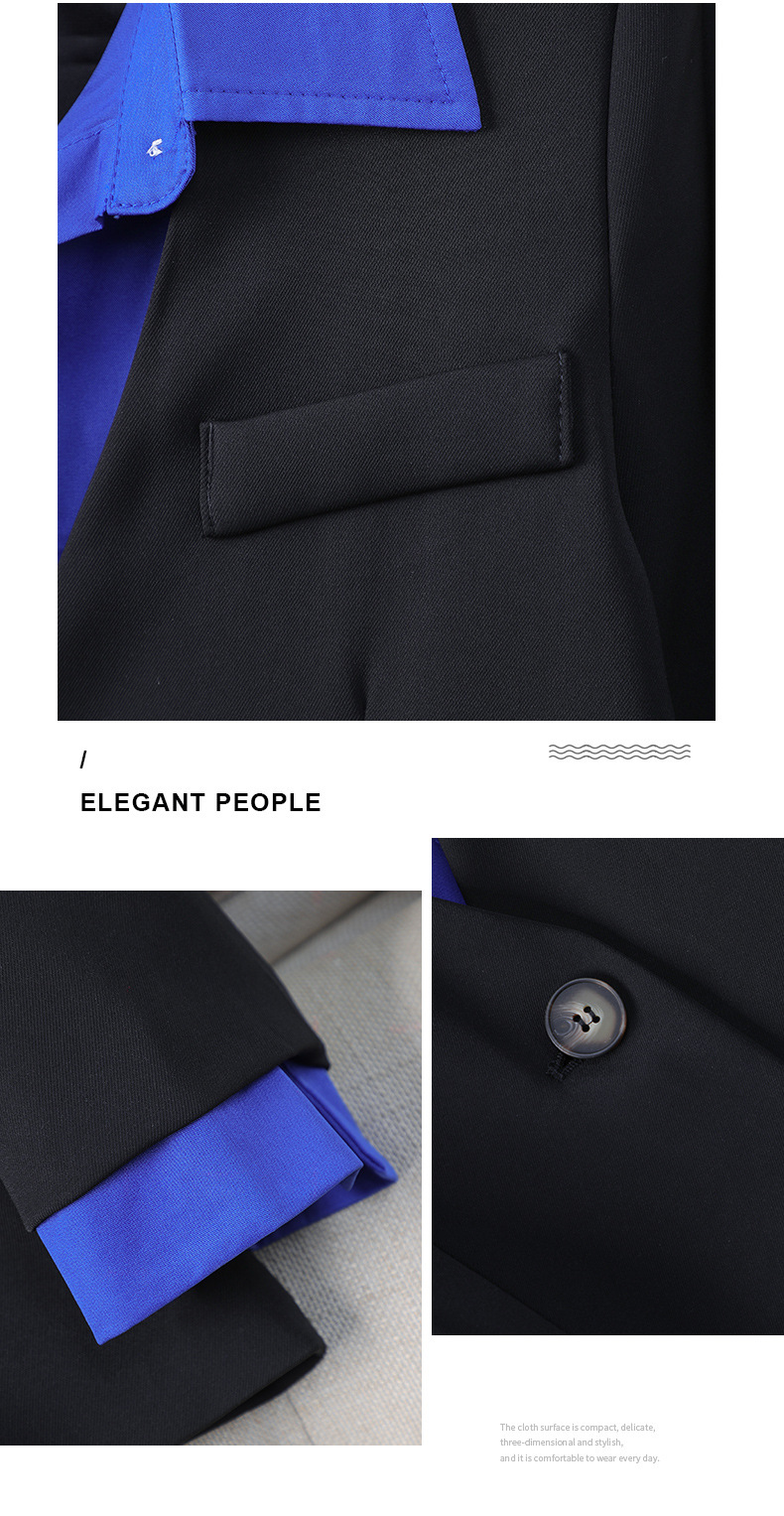 Women's Blazer Suit Two Piece Set Casual Professional Temperament_voghion.com