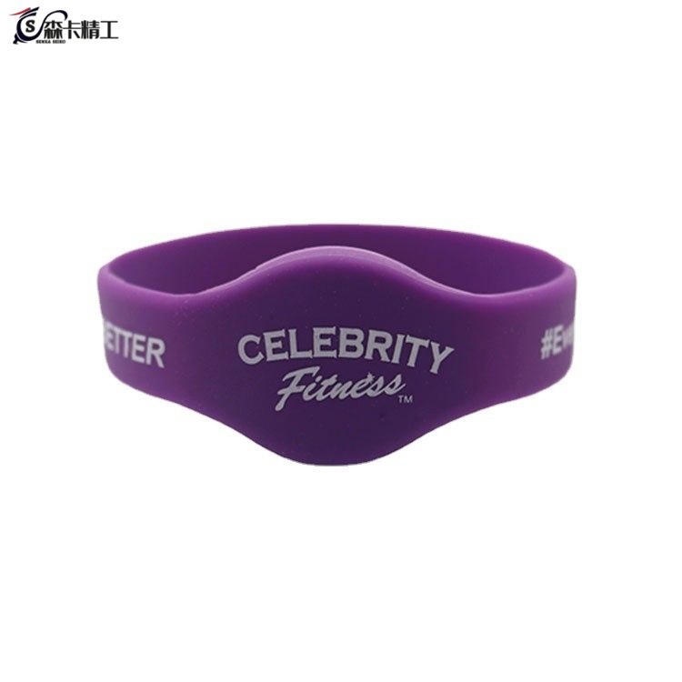 个性硅胶手腕带RFID会议签到手环id门禁卡 健身游泳桑拿牌NFC腕带