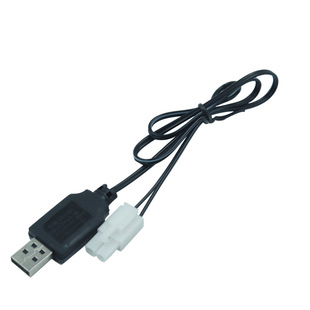 7.2V KET head USB charging cable toy battery pack charging cable full light display charging cable