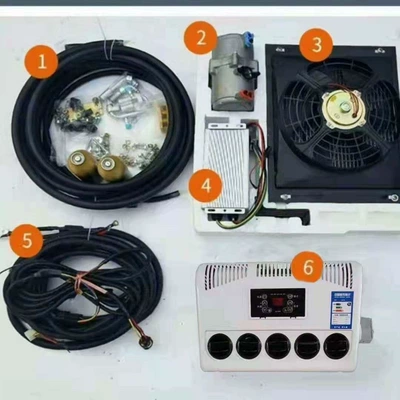 Automotive air conditioning Vehicle-Mounted Electric Dc Inverter 12V - 24v-silent-hidden-split-model