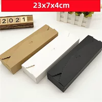 23x7x4 см Крафт-бумага Коробка ручной работы Подарочная упаковка Коробка Складной вентилятор Роуз Упаковочная коробка